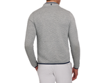 Sullivan Quarter-Snap - Heathered Light Gray & Navy