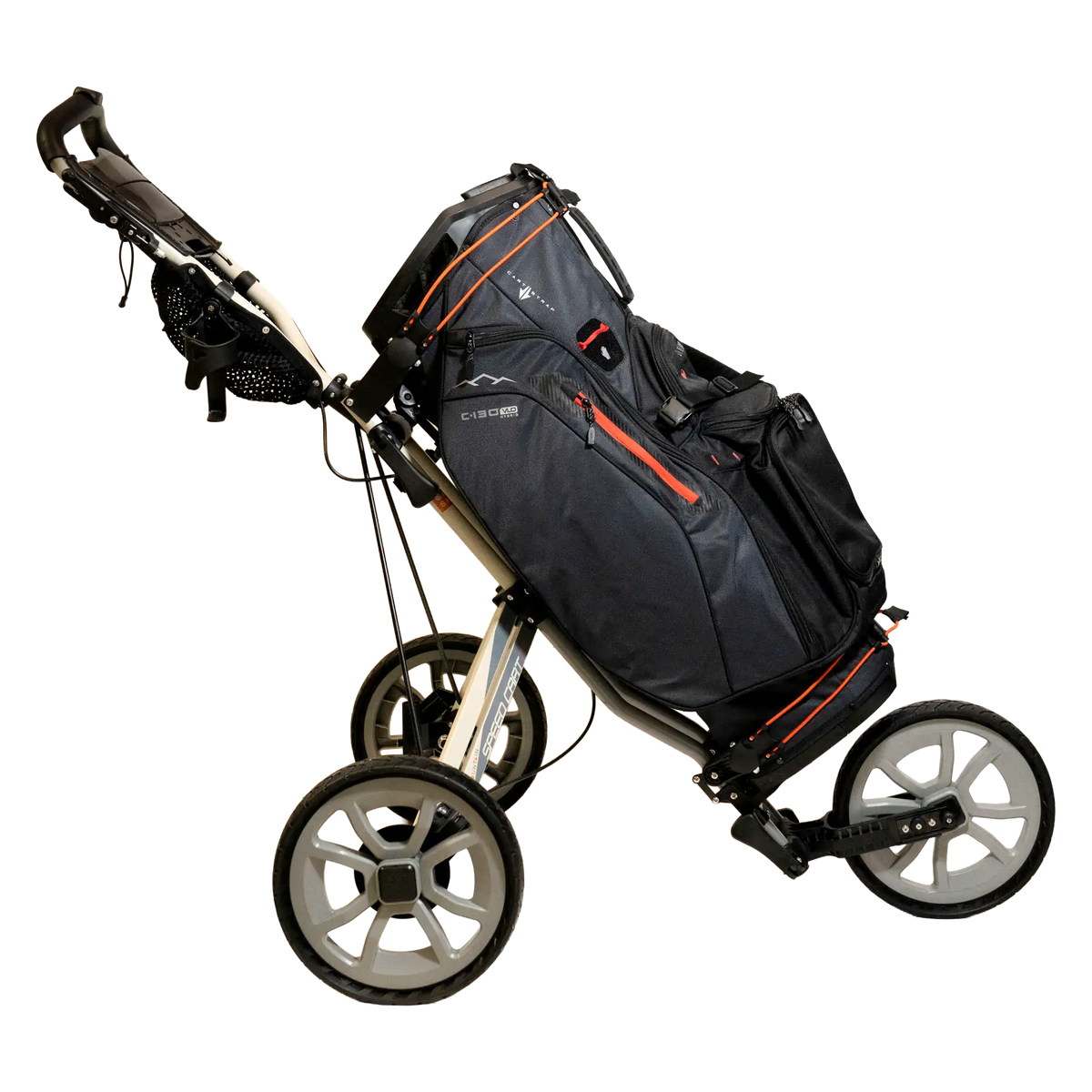 Sun Mountain Speed Cart X Push Cart - Steel-Fog