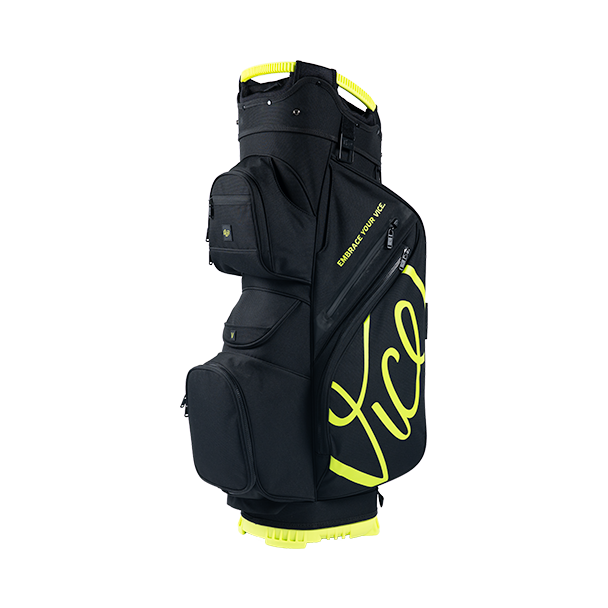 Vice Core Cart Bag Black Lime