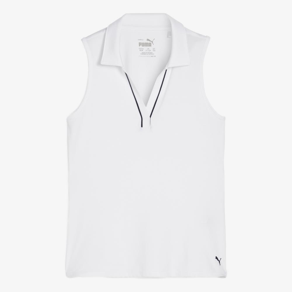 PUMA CLOUDSPUN Piped Girls Sleeveless Polo