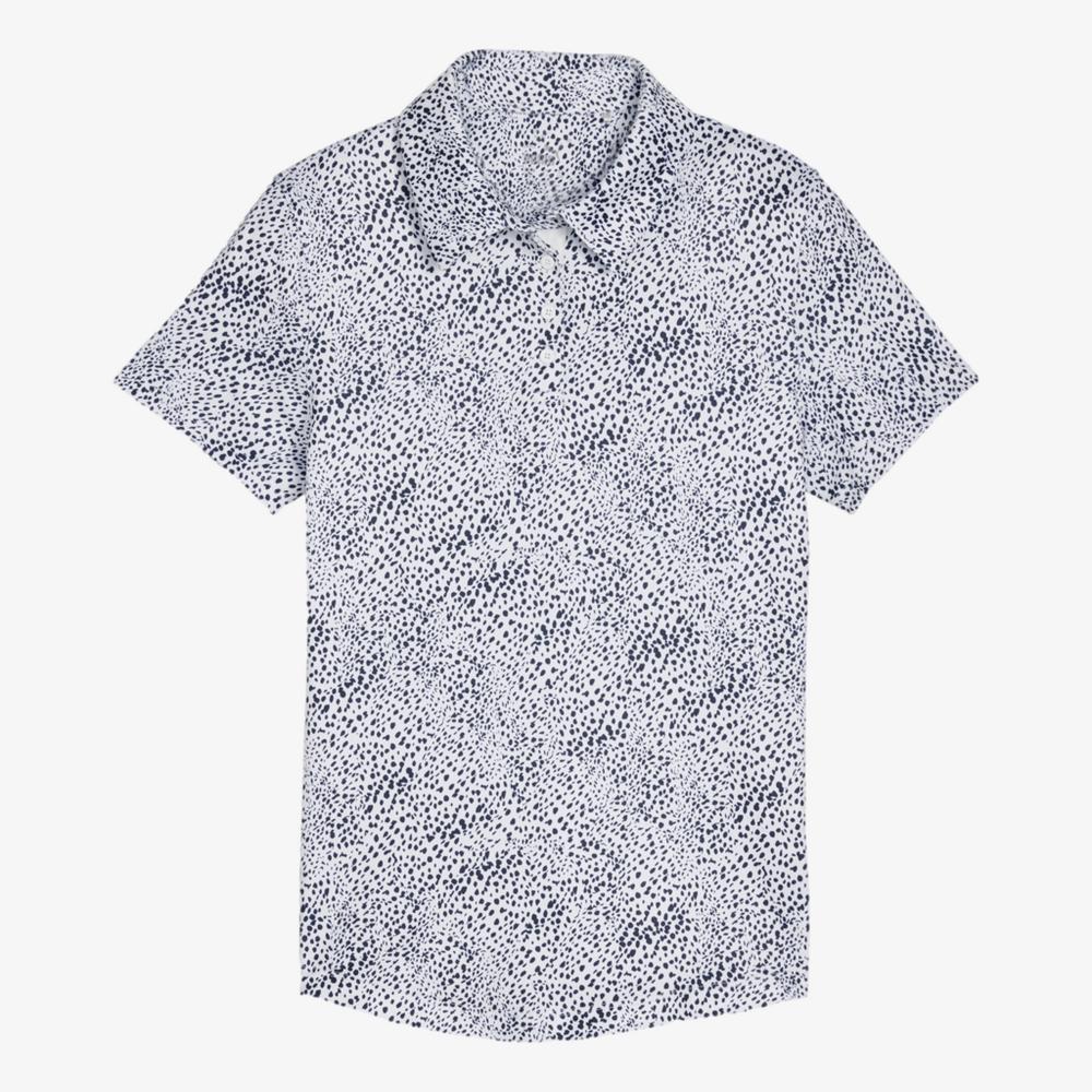 PUMA Microdot Girls Short Sleeve Polo Shirt