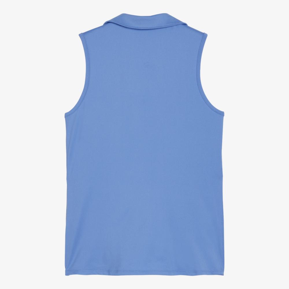 PUMA CLOUDSPUN Girls Piped Sleeveless Polo Shirt