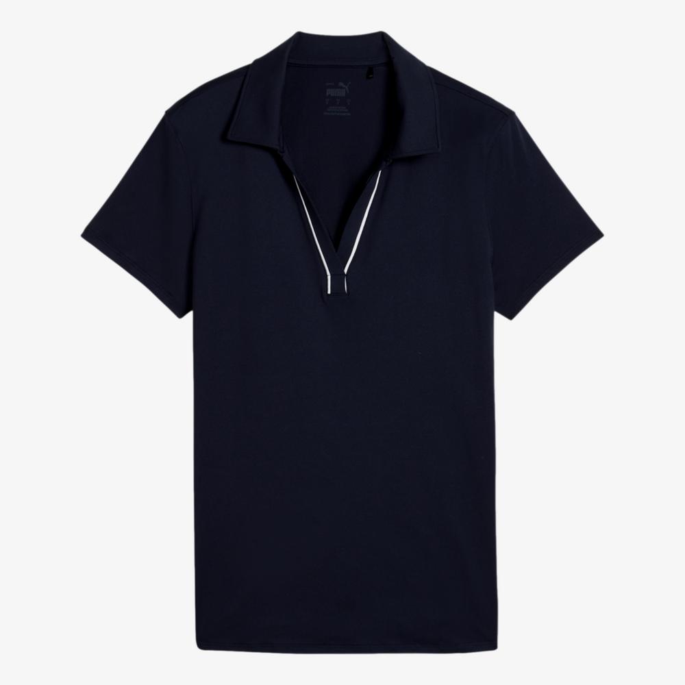 PUMA CLOUDSPUN Piped Short Sleeve Polo Shirt