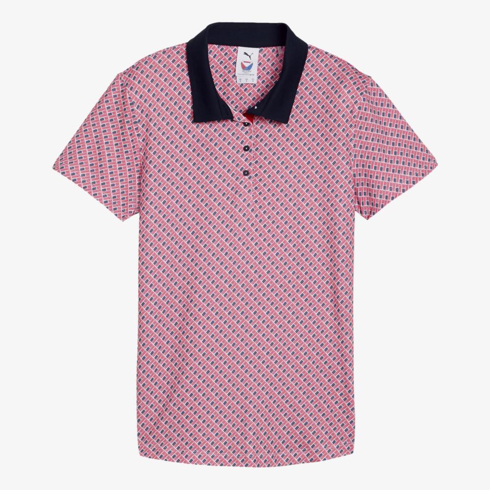 PUMA Multi Flag Short Sleeve Polo Shirt