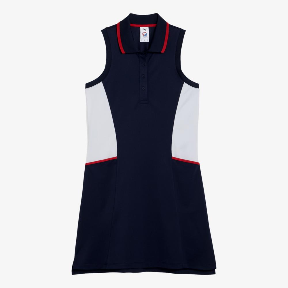 PUMA Volition Colorblock Sleeveless Pique Dress