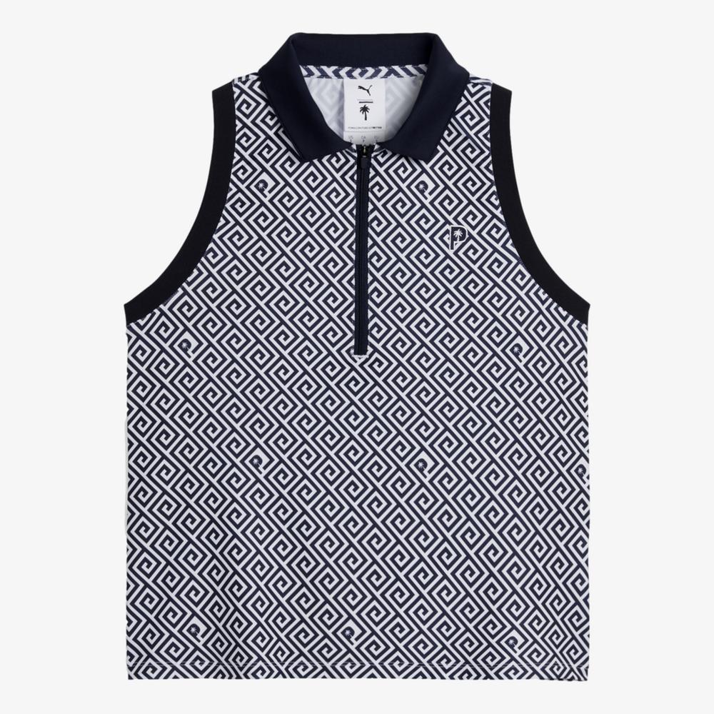 PUMA PTC Resort Geo Sleeveless Polo Shirt
