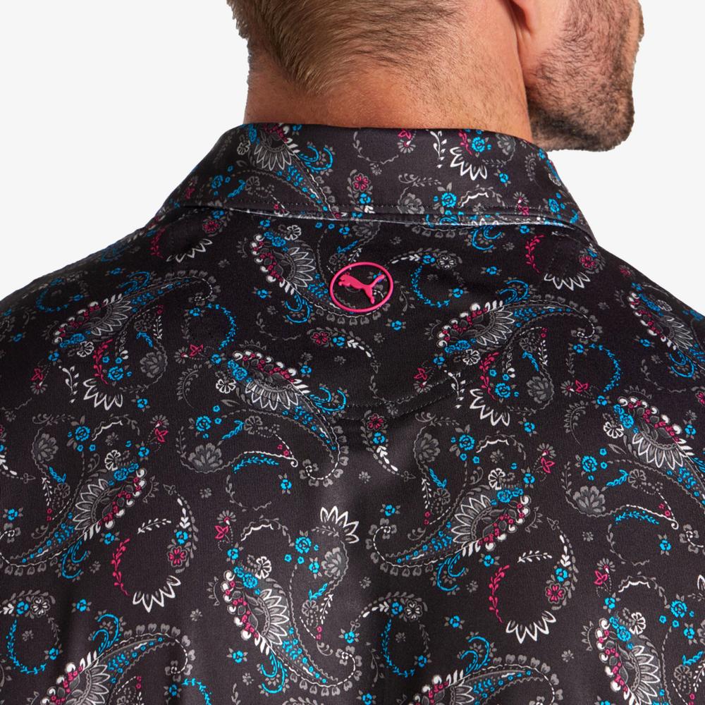 PUMA CLOUDSPUN Paisley Golf Polo
