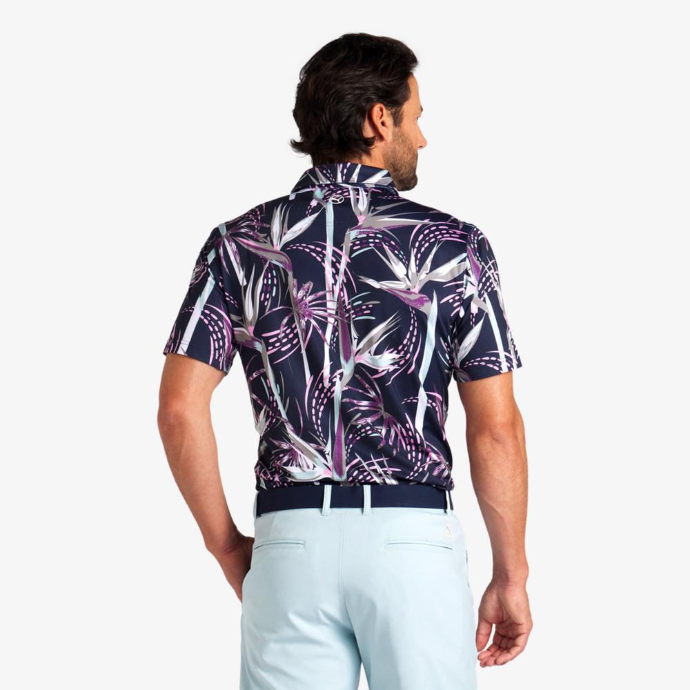 PUMA MATTR Birds of Paradise Golf Polo