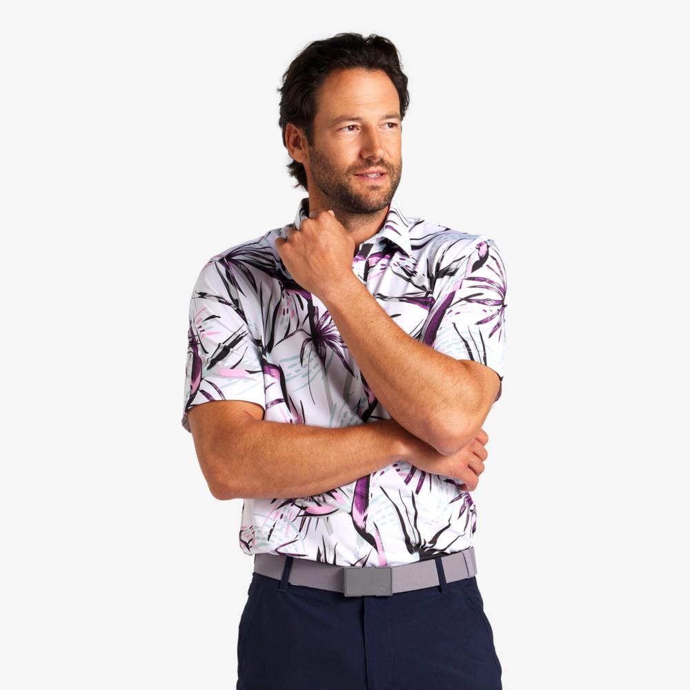 PUMA MATTR Birds of Paradise Golf Polo