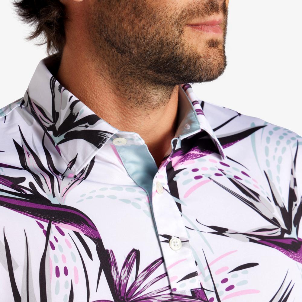 PUMA MATTR Birds of Paradise Golf Polo