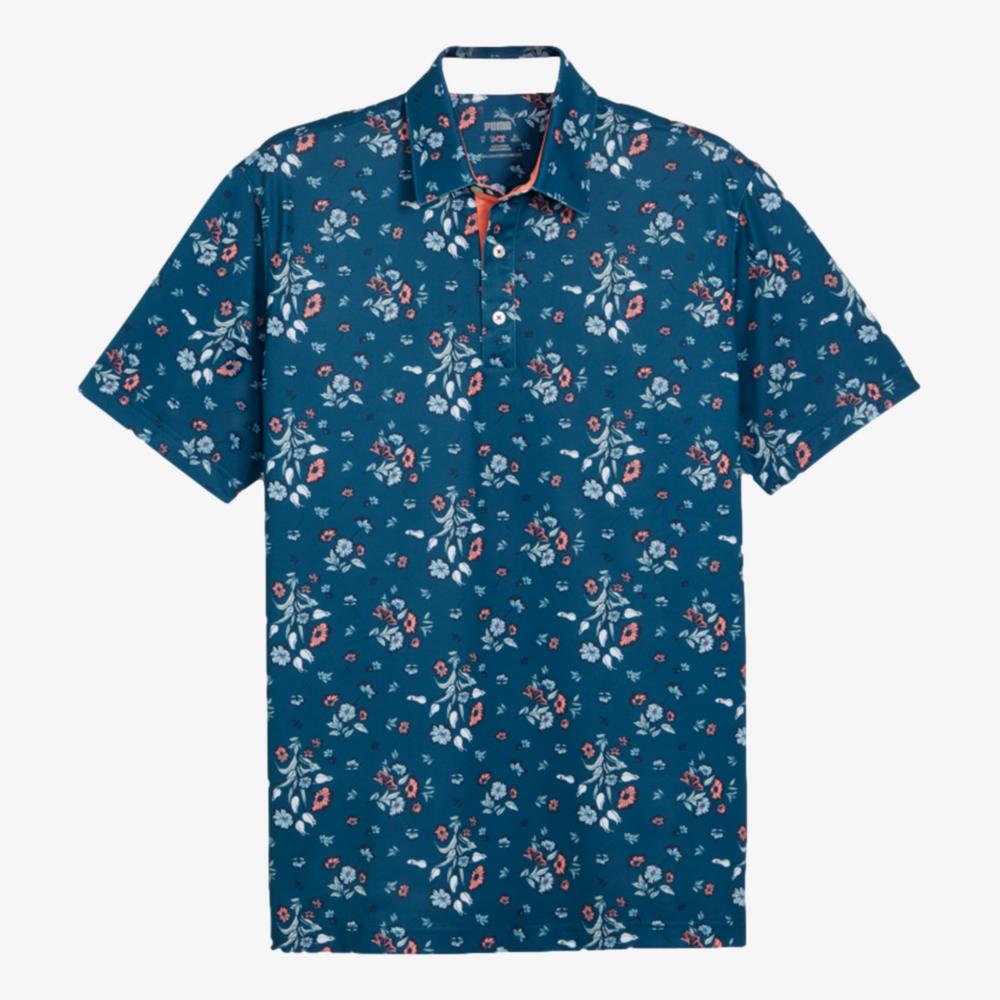PUMA S24D4: Pique Heirloom Floral Polo