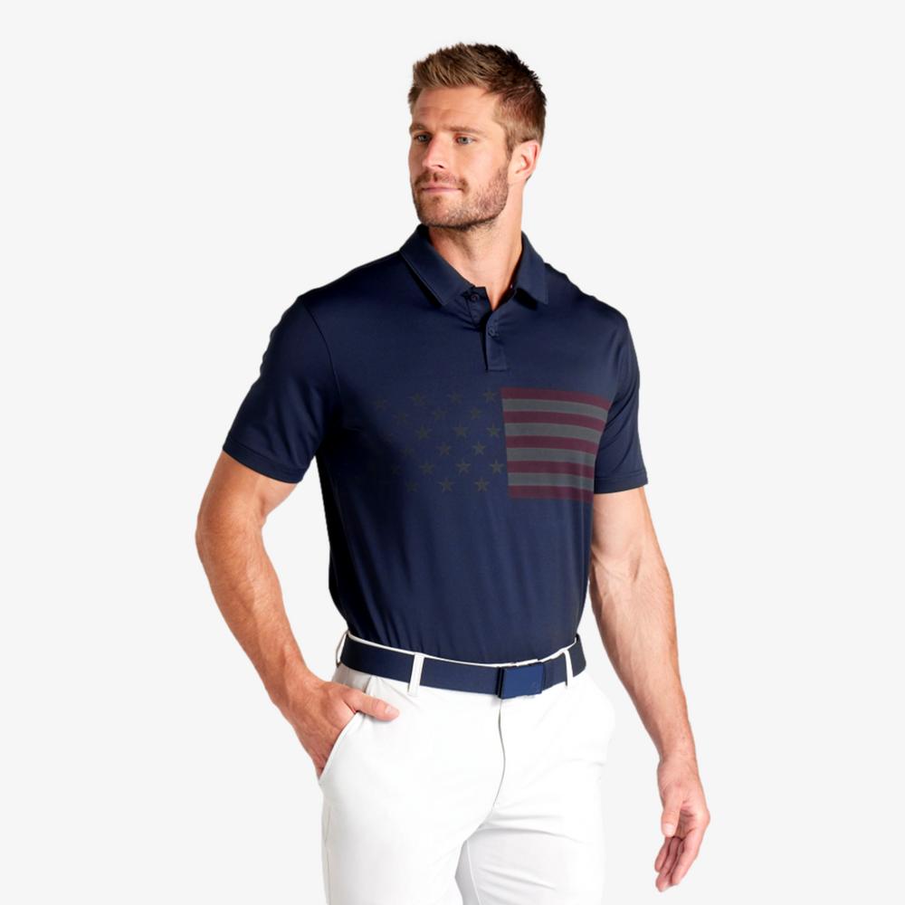 PUMA Volition Flag Stripe Polo