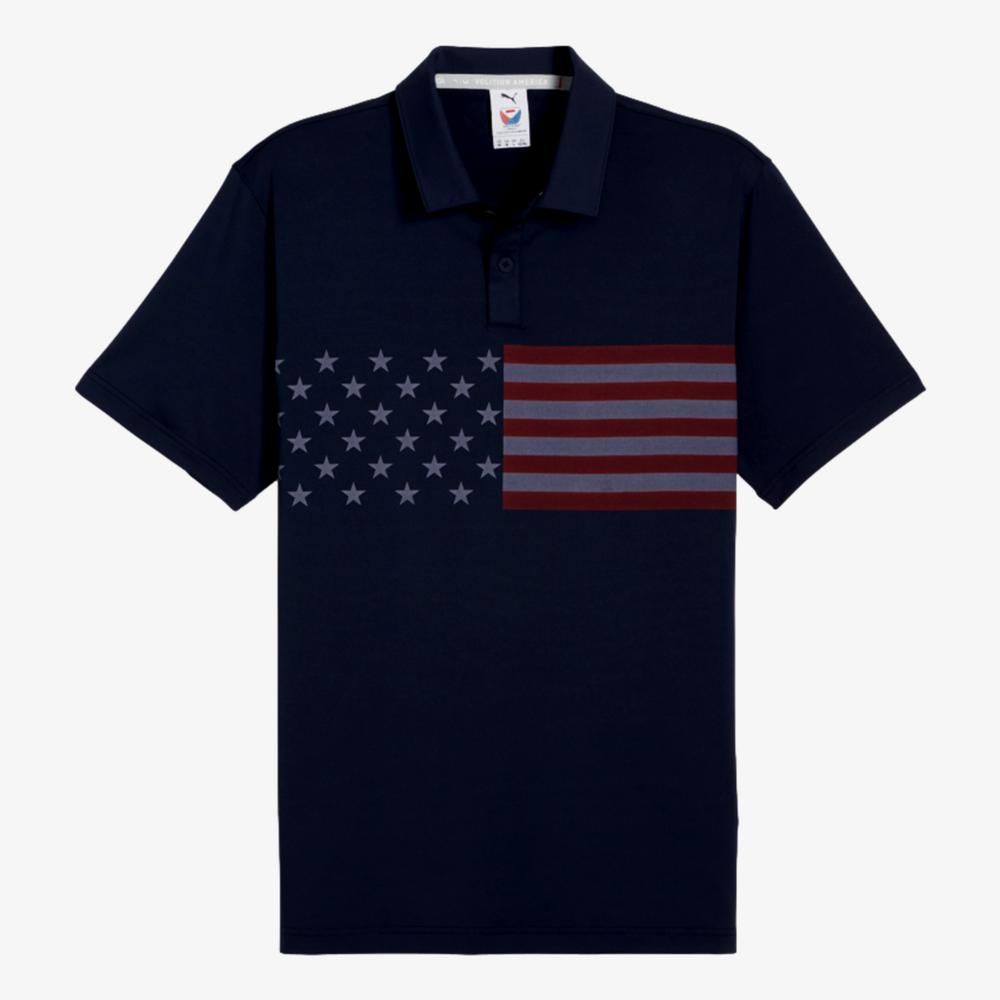 PUMA Volition Flag Stripe Polo