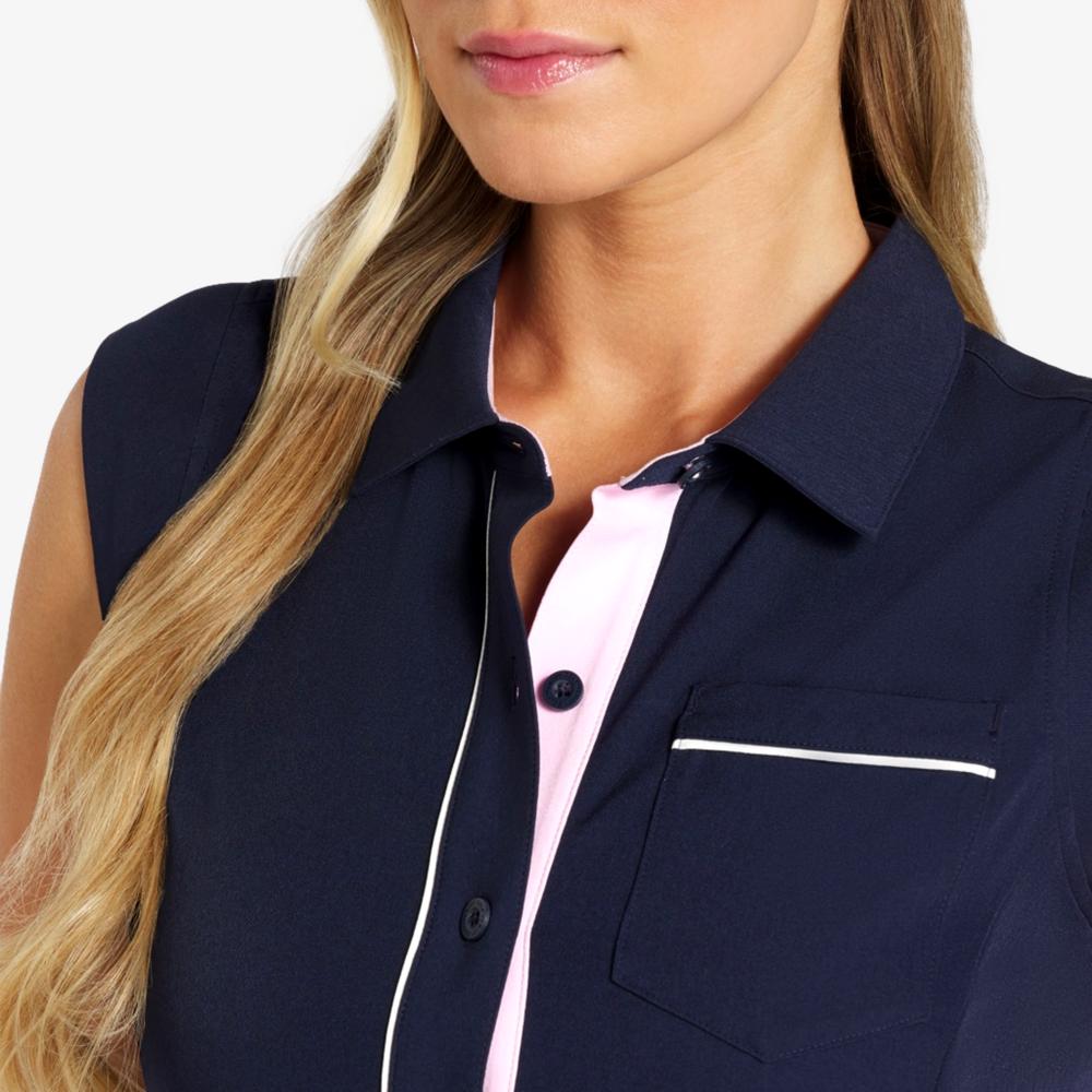 PUMA x AP Button Front Sleeveless Dress