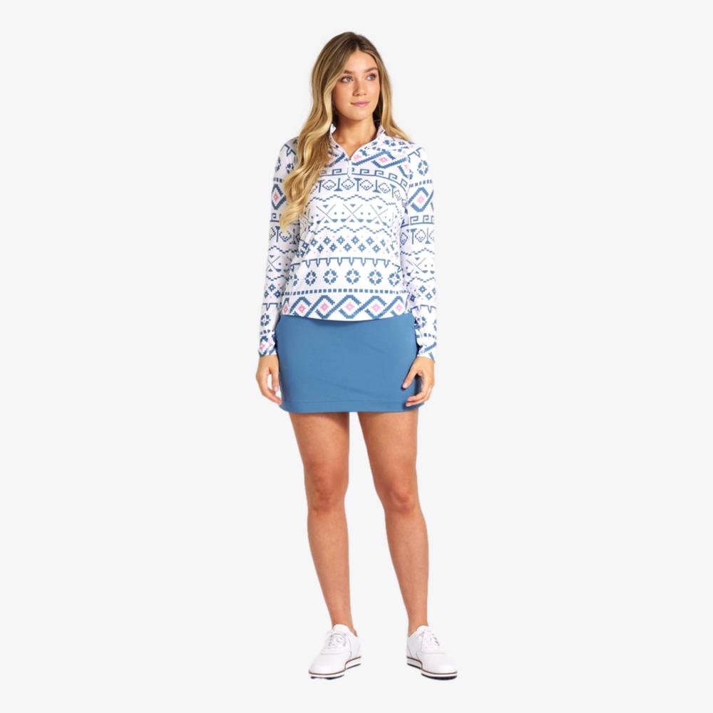 PUMA Fair Isle Quarter Zip Pull Over
