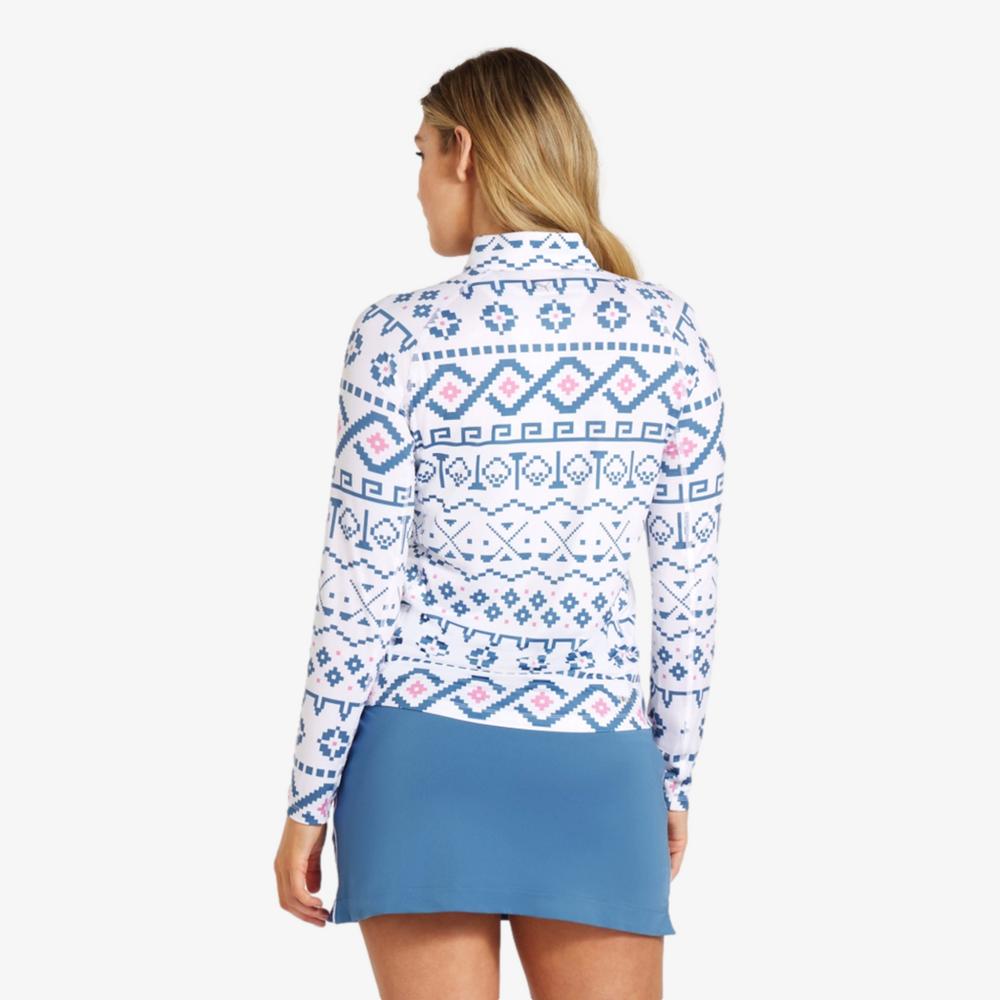PUMA Fair Isle Quarter Zip Pull Over