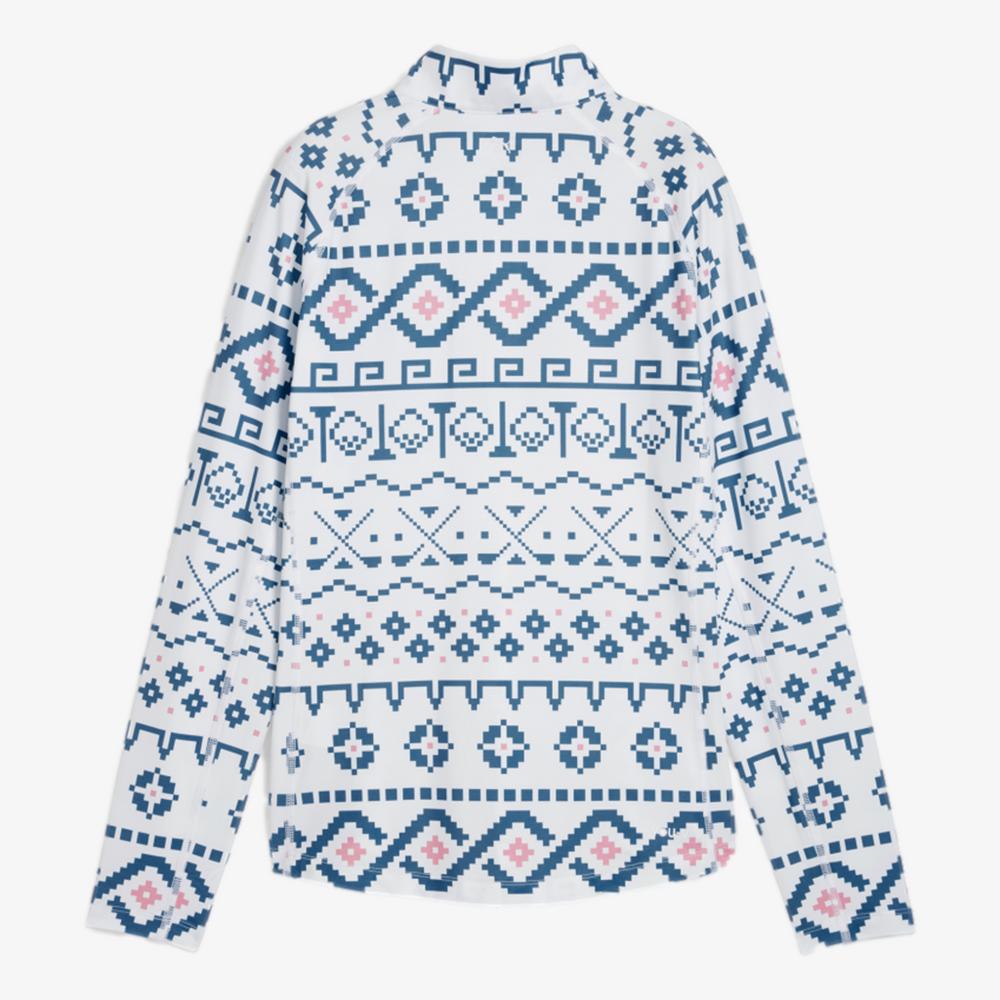 PUMA Fair Isle Quarter Zip Pull Over