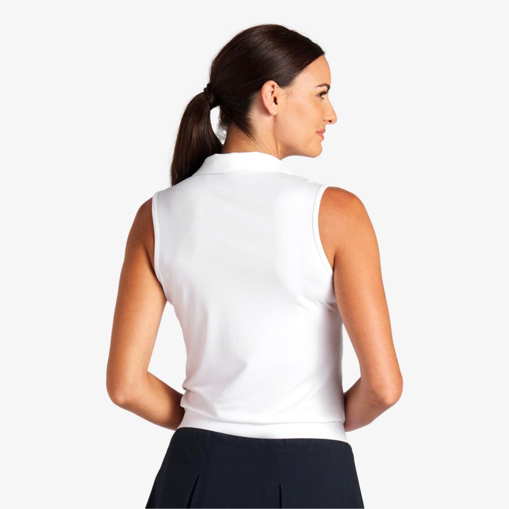 PUMA CLOUDSPUN Piped Sleeveless Polo Shirt
