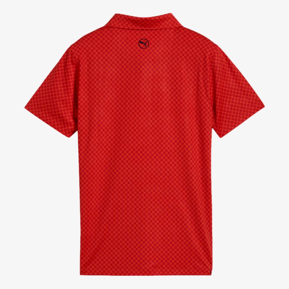 PUMA Boys Micro Floral Polo Shirt