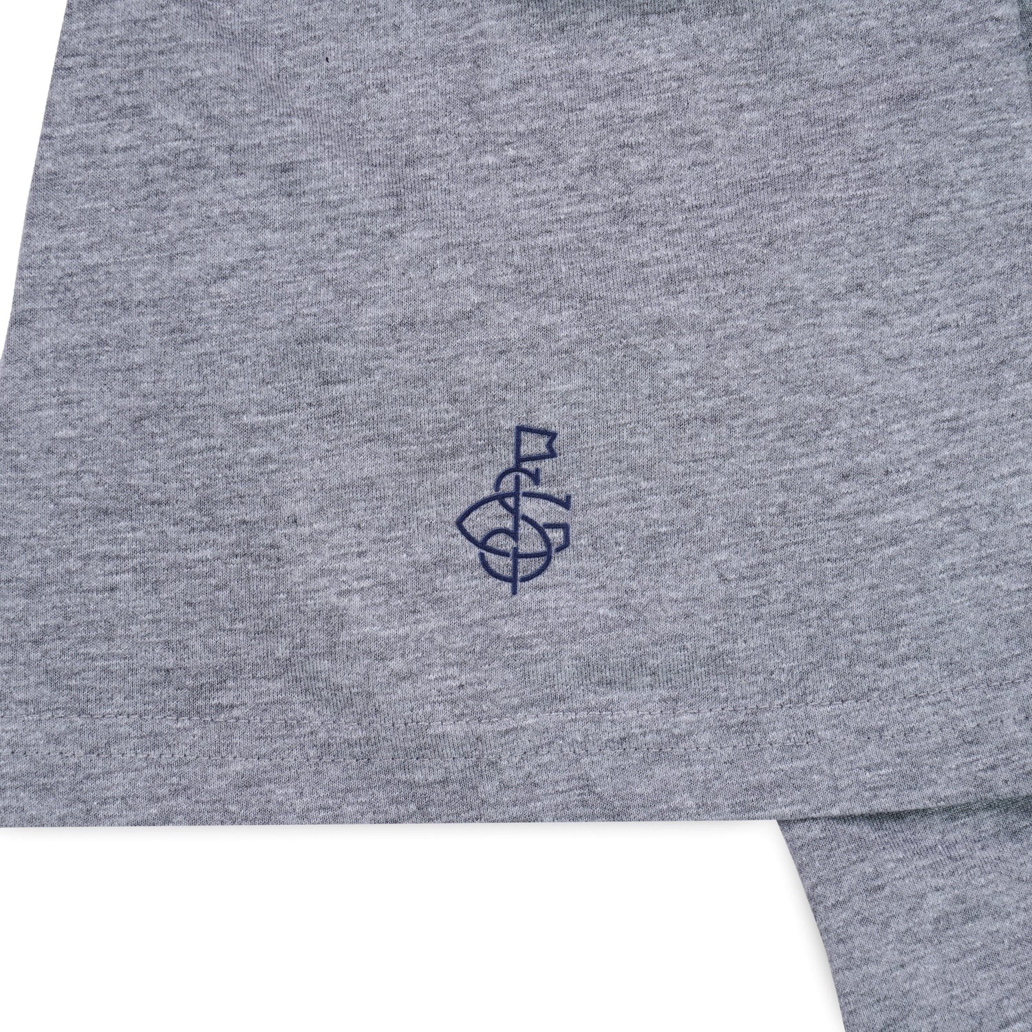 Seamus Goat T-Shirt - Navy on Grey