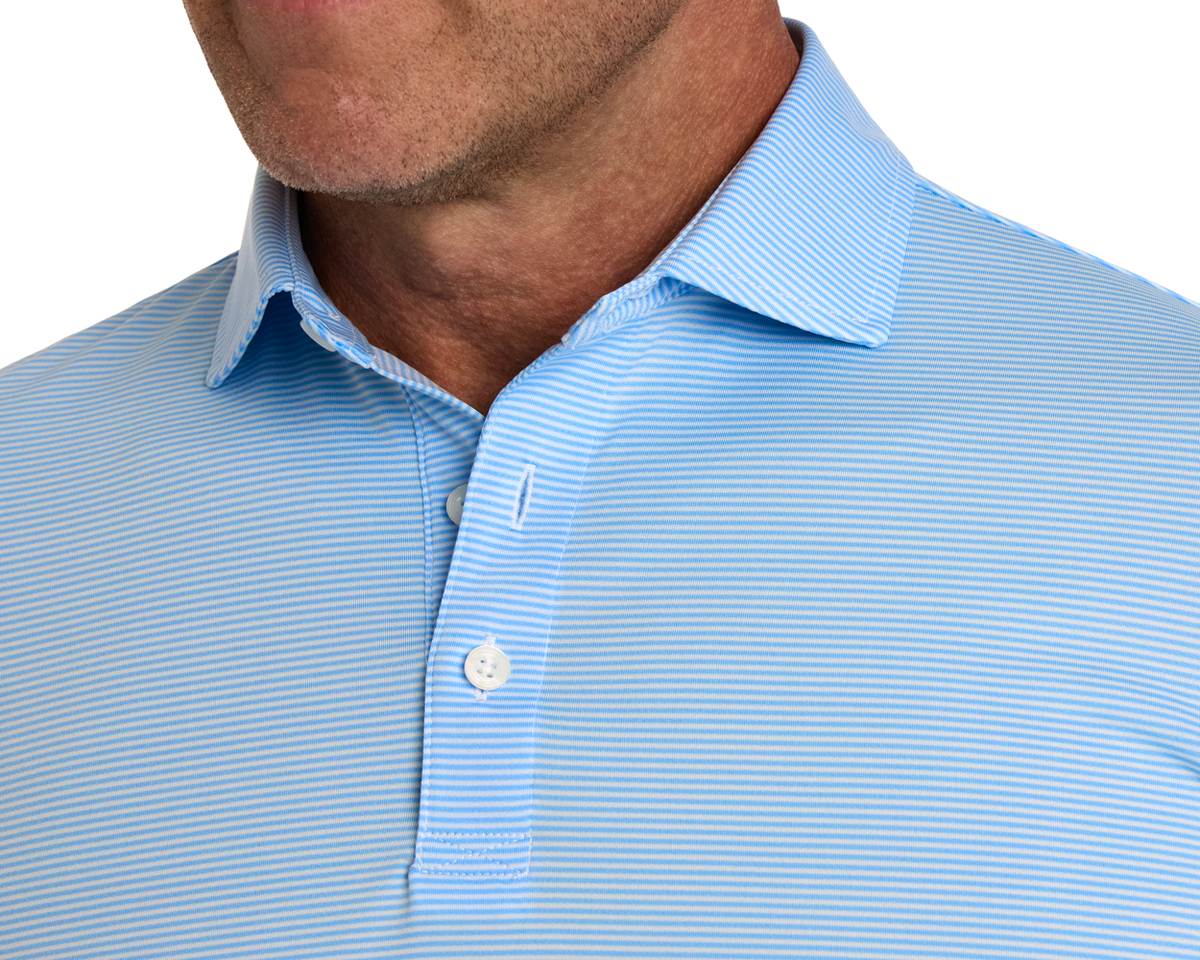 Perkins Shirt - Vista Blue / White