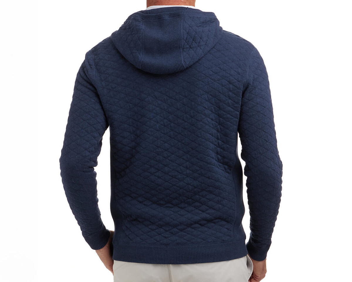 Wallace Hoodie Sweater - Heathered Navy