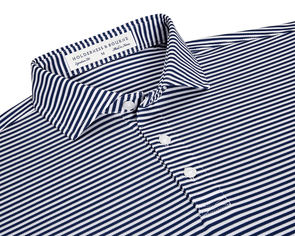 Maxwell Shirt - Navy & White