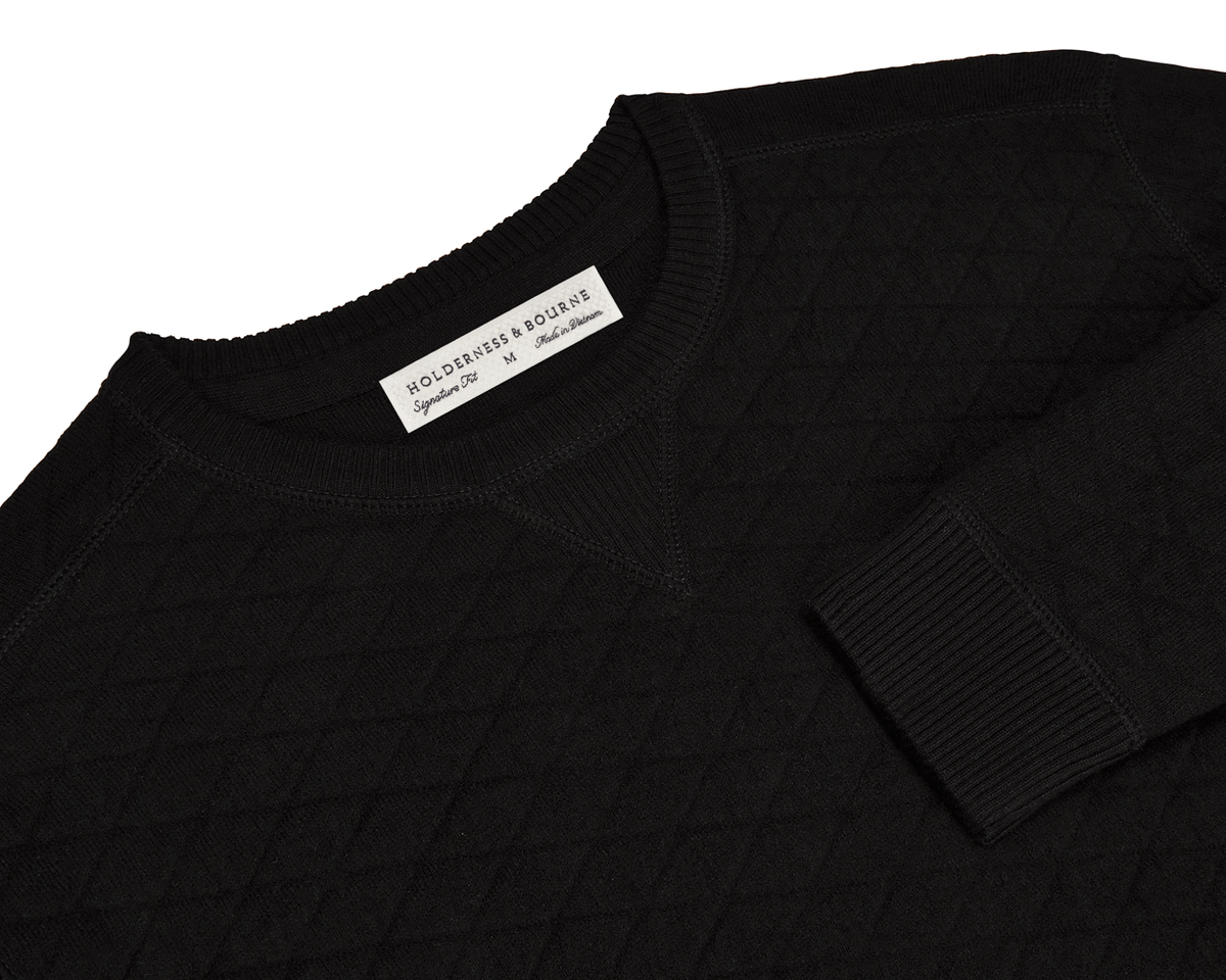 Ward Crewneck Sweater - Black