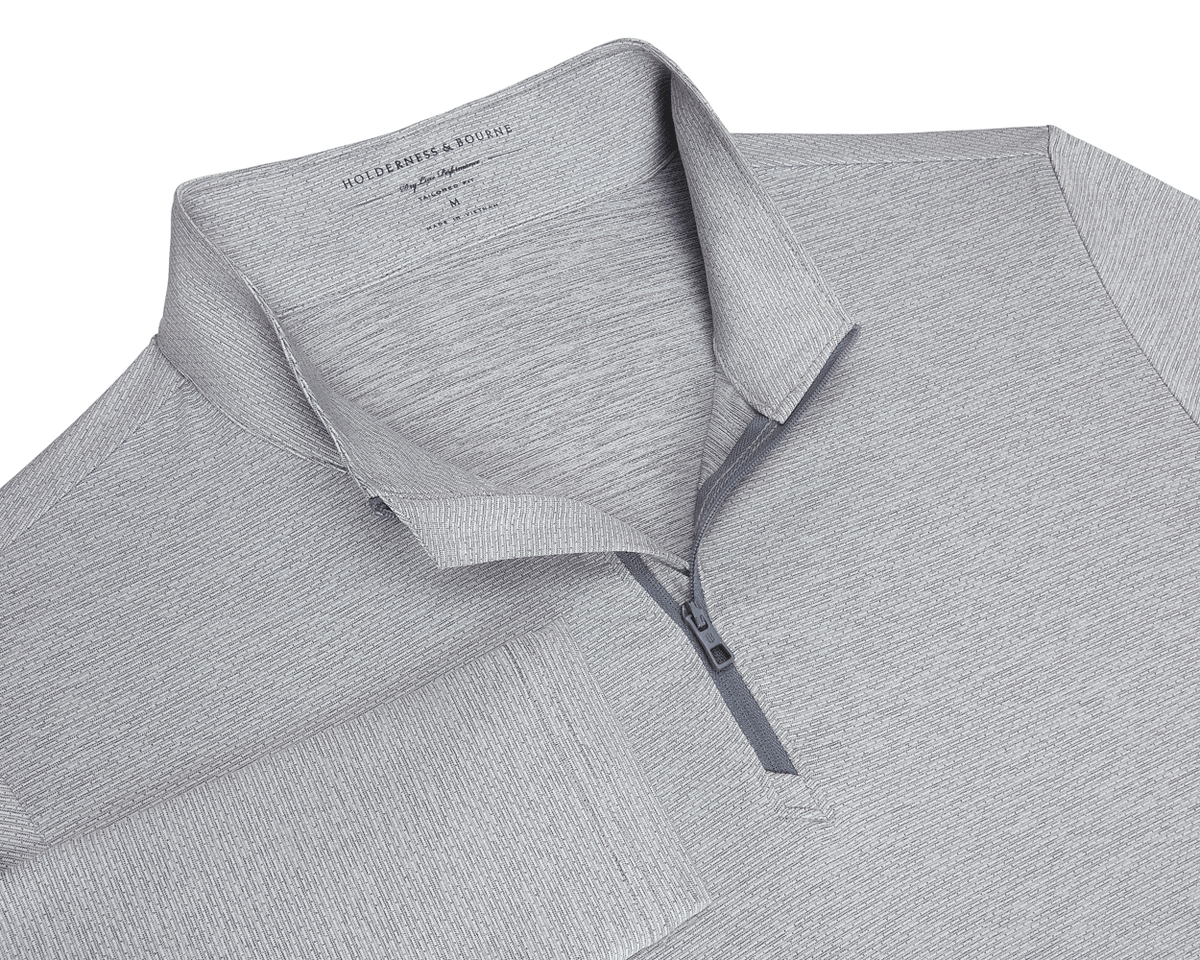 Bell Quarter-Zip - Heathered Gray