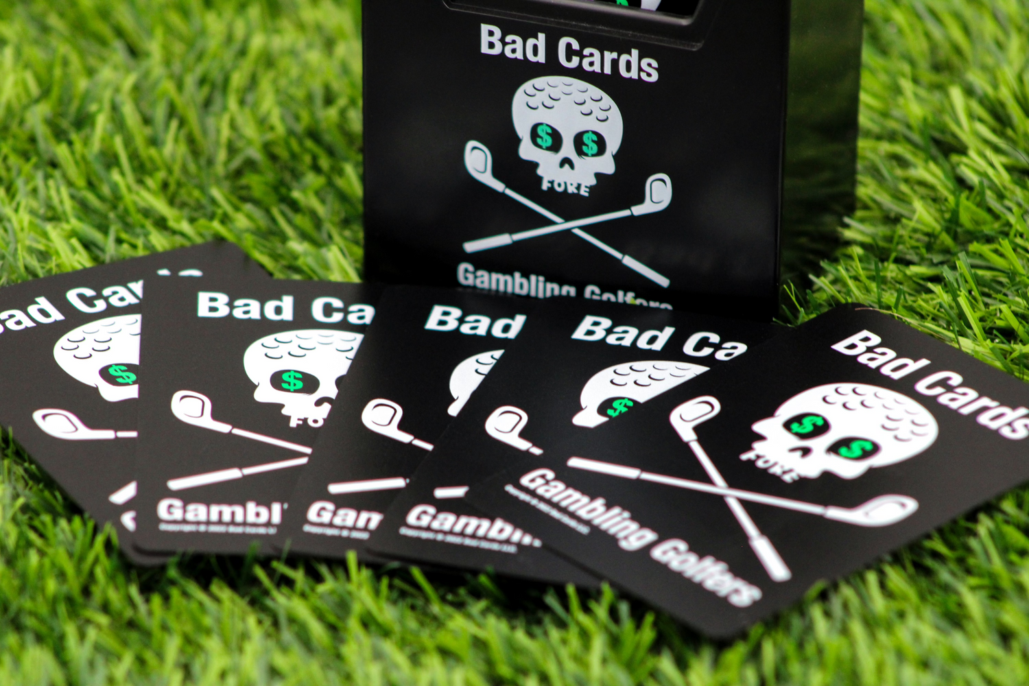 Bad Cards Fore GAMBLING Golfers (Gambling Game - Weatherproof Edition)