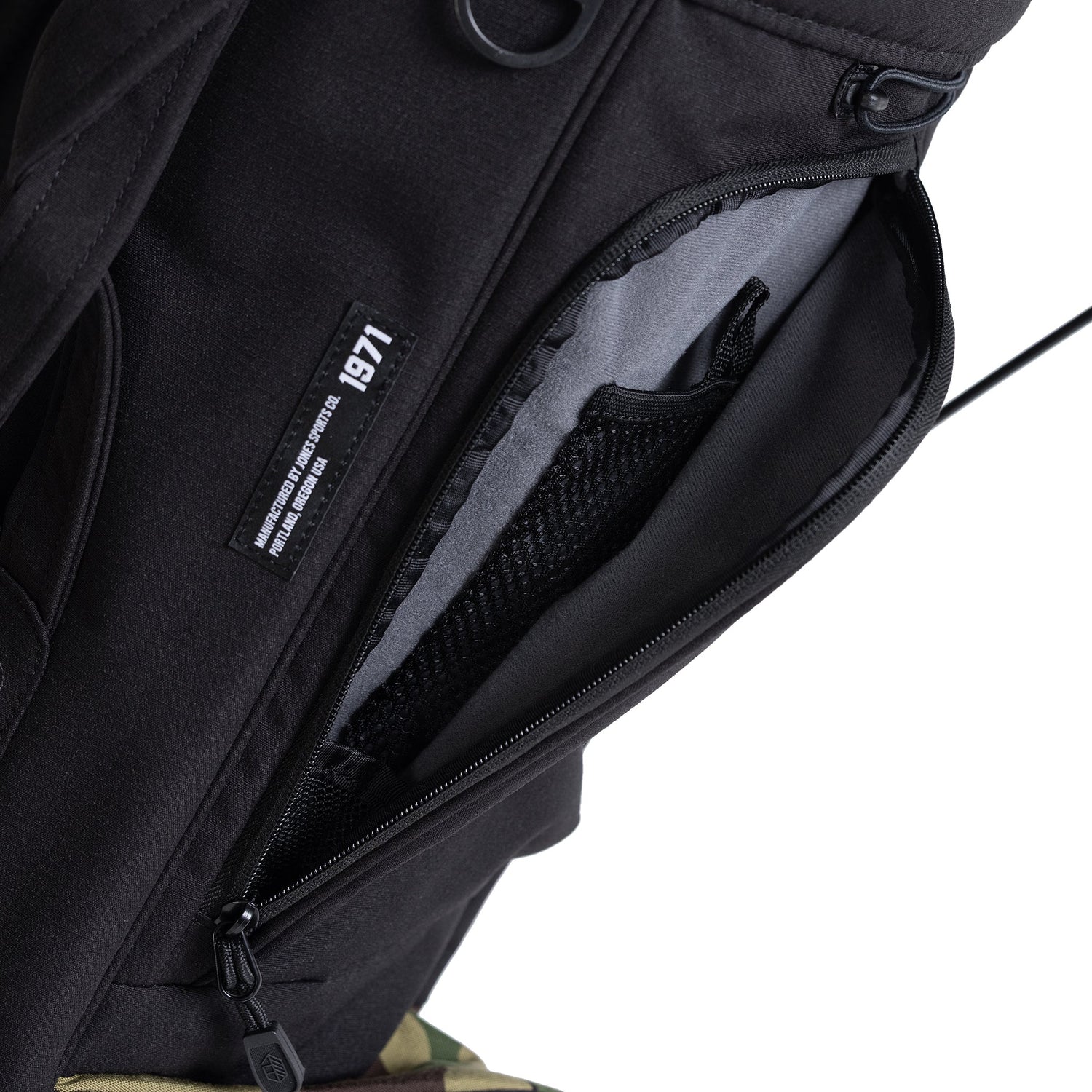 Rover Stand Bag - Black/Cordura Camo