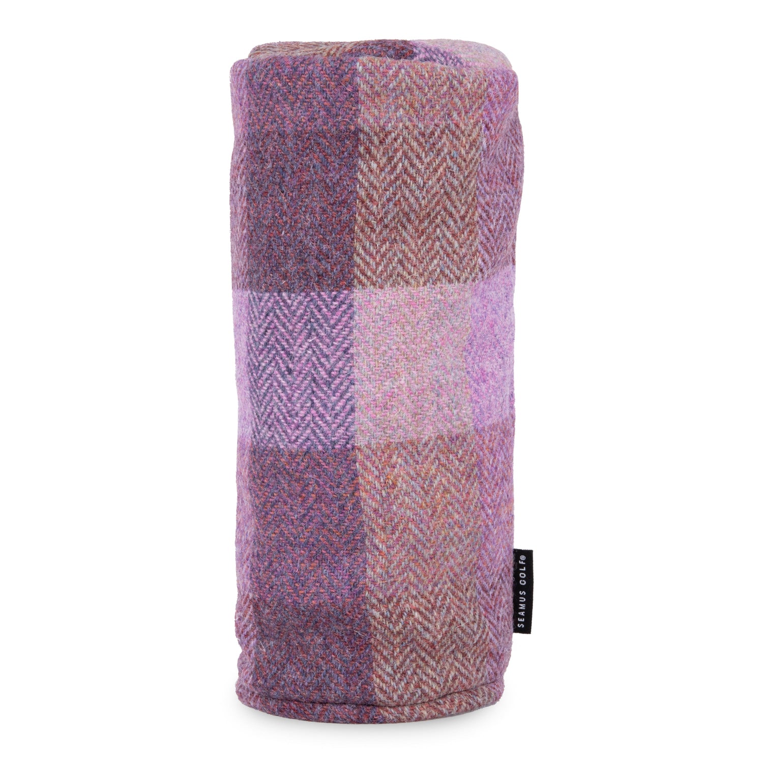 Lavender Check Harris Tweed Head Cover