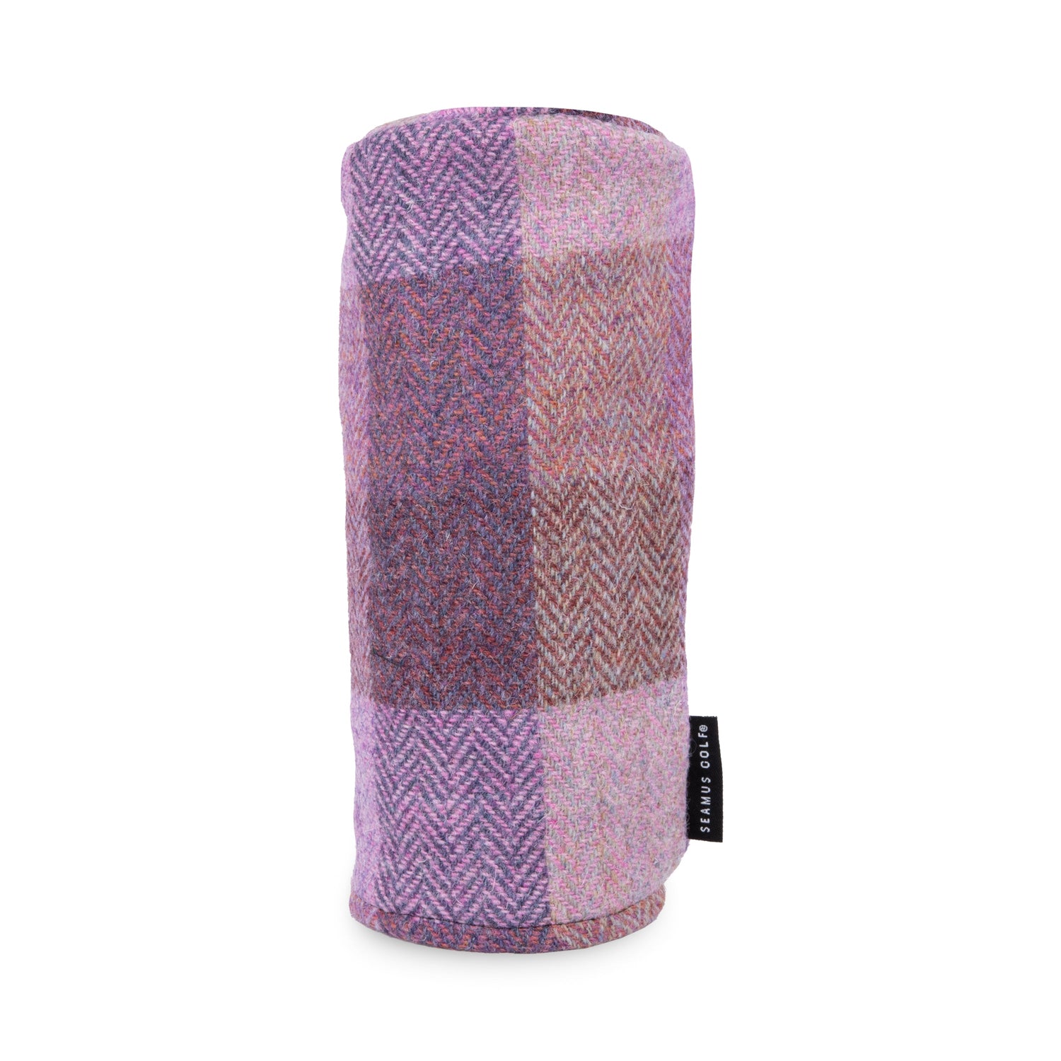 Lavender Check Harris Tweed Head Cover