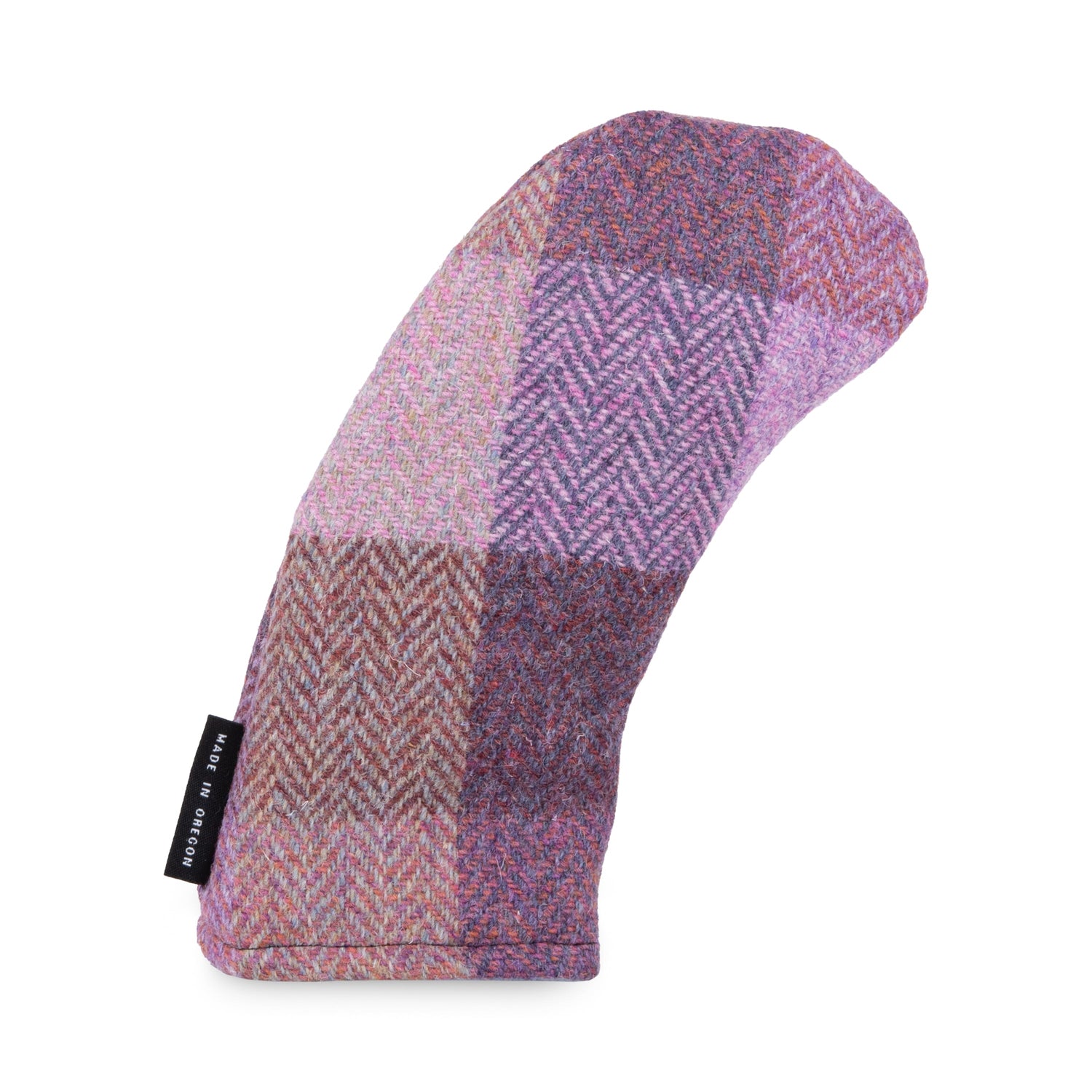 Lavender Check Harris Tweed Head Cover