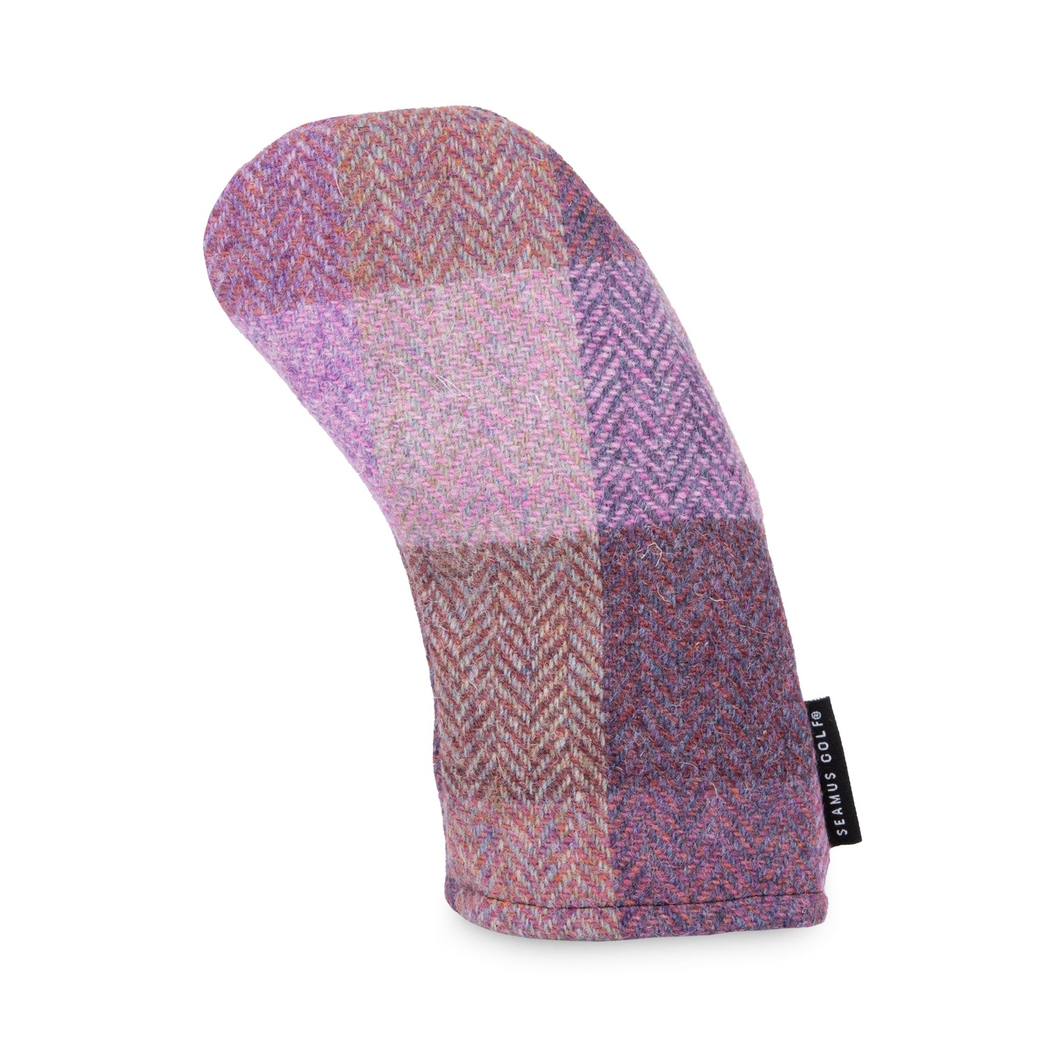 Lavender Check Harris Tweed Head Cover