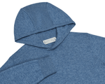 Logan Hoodie Sweater - Heathered Pacific Blue