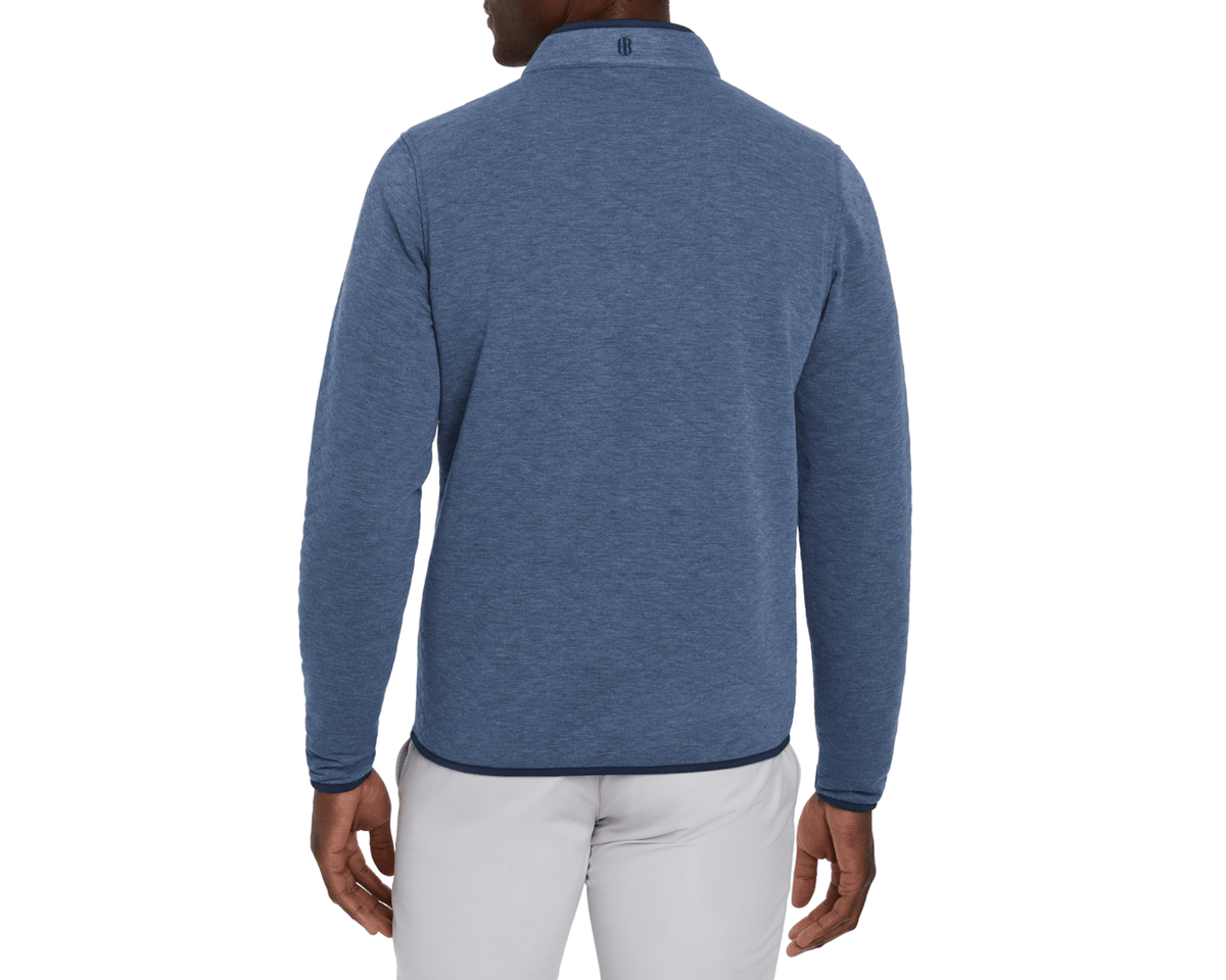 Sullivan Quarter-Snap - Heathered Pacific Blue