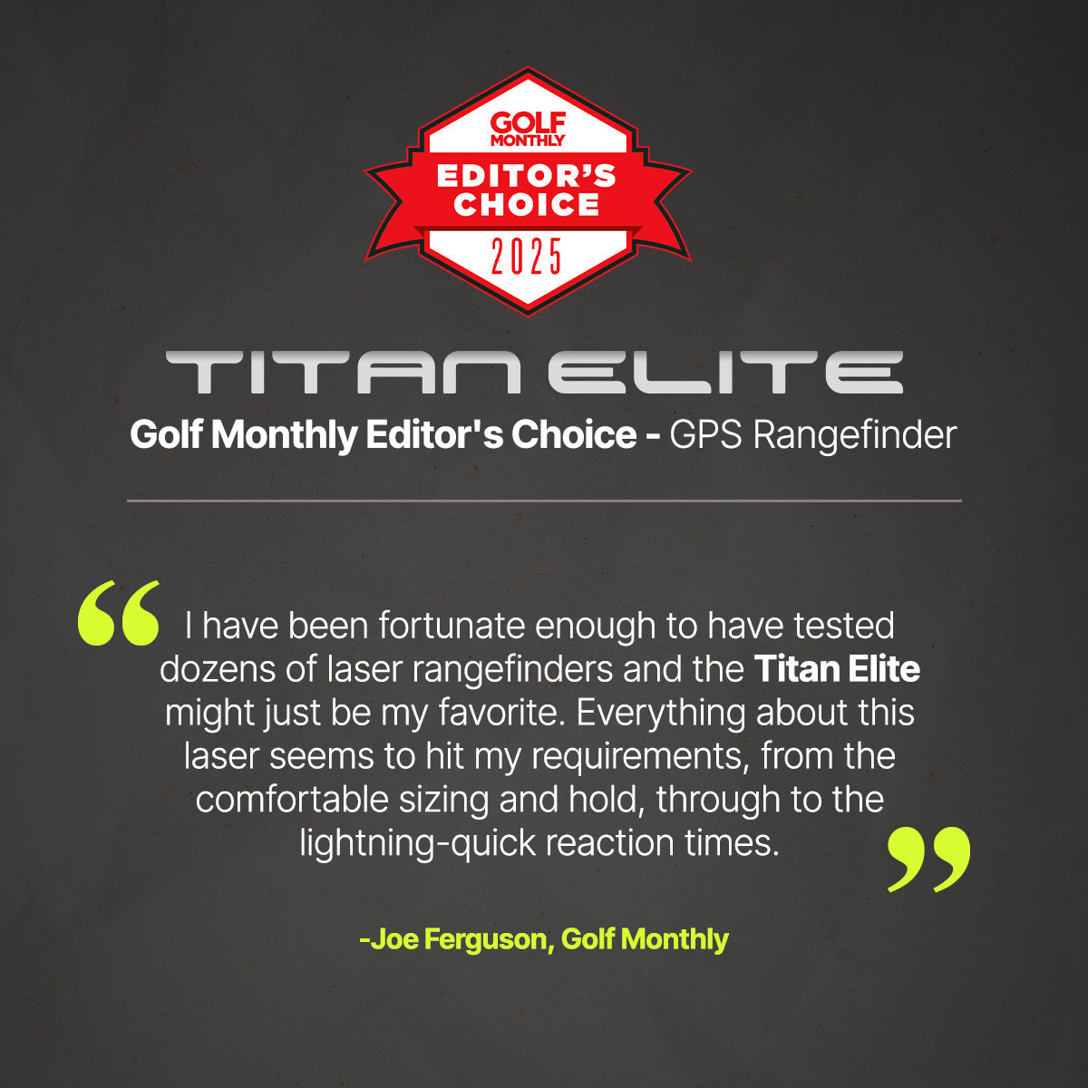 Precision Pro - TITAN ELITE RANGEFINDER