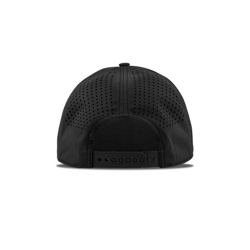 BONK | Branded Bills Curved 5 Panel Rope Hat - Black