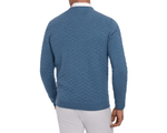 Ward Crewneck Sweater - Heathered Pacific Blue