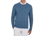Ward Crewneck Sweater - Heathered Pacific Blue