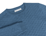 Ward Crewneck Sweater - Heathered Pacific Blue