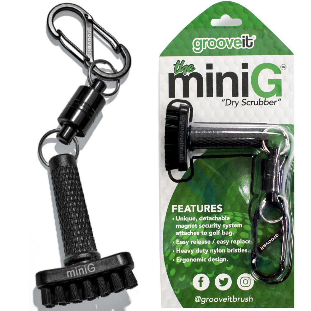 Grooveit miniG – Compact Dry Golf Brush